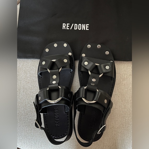 New RE/DONE 70s Tire Tread Sandals - Picture 7 of 16